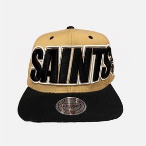 Mitchell & Ness New Orleans Saints NFL Vintage Collection Snapback Hat